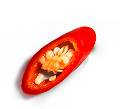 slice red pepper